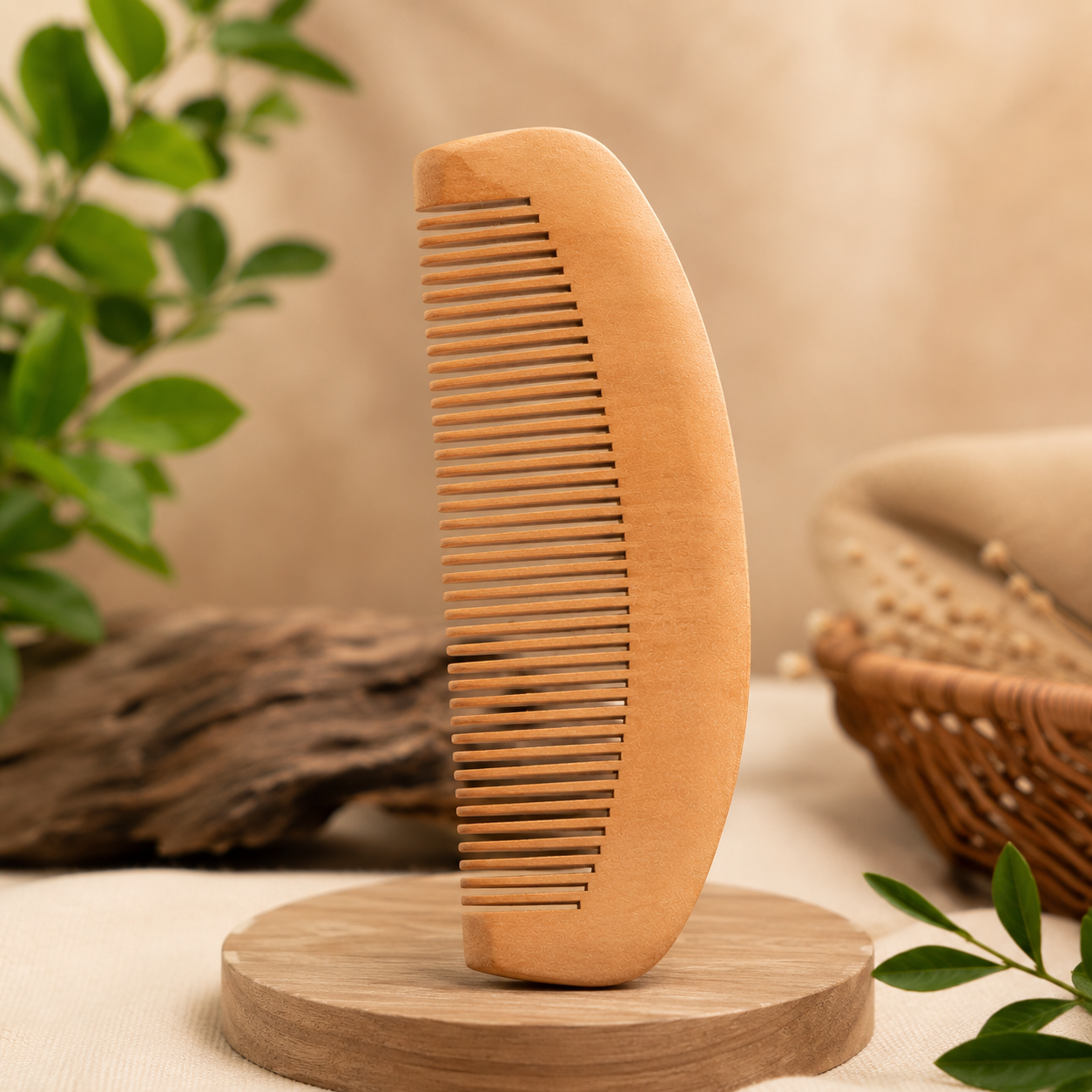 Wooden Hair Comb | Anti-Static Natural Wooden Comb CDSTORE_R