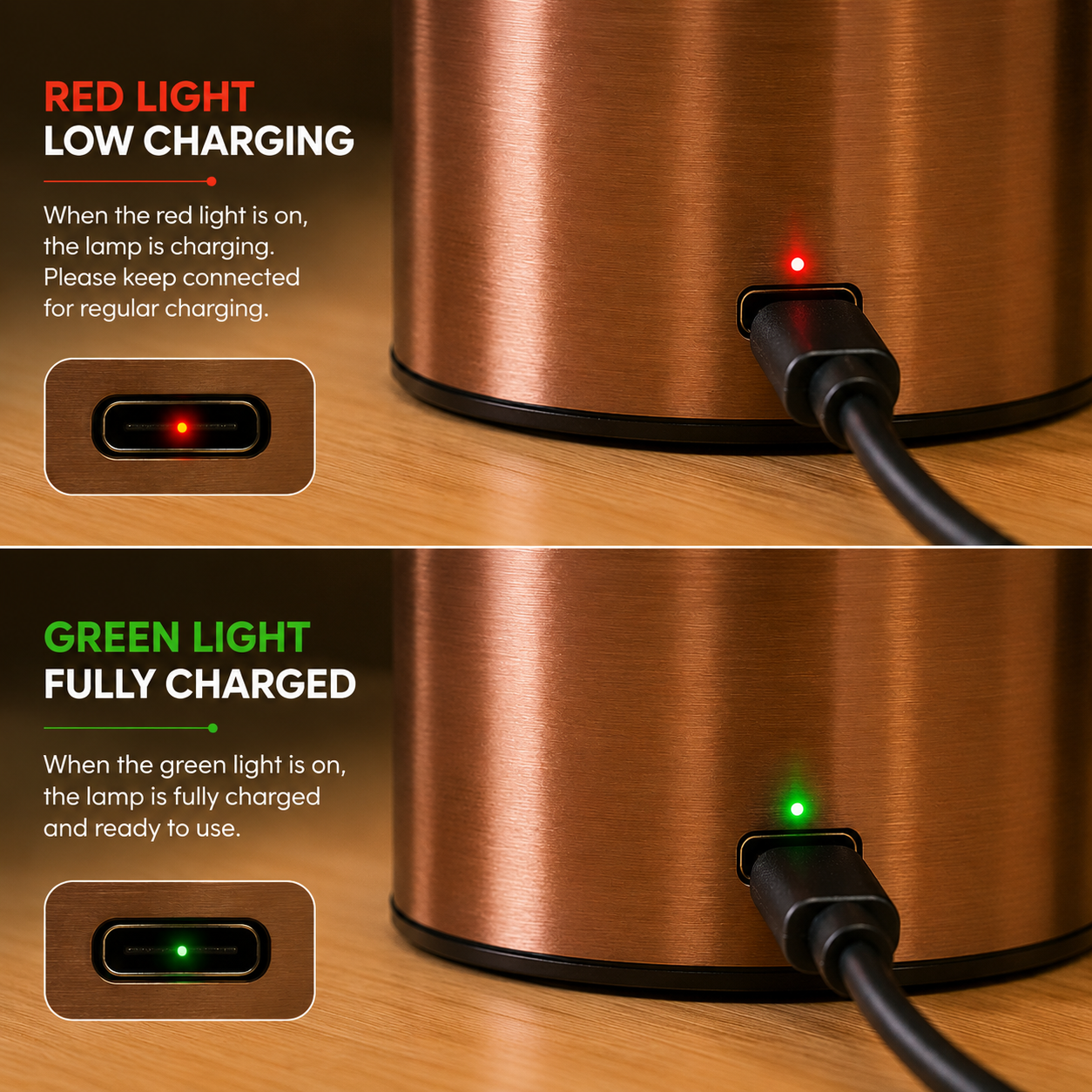 Long Neck Metal Touch Sense LED Lamp – Modern Minimalist Design, Recha storely