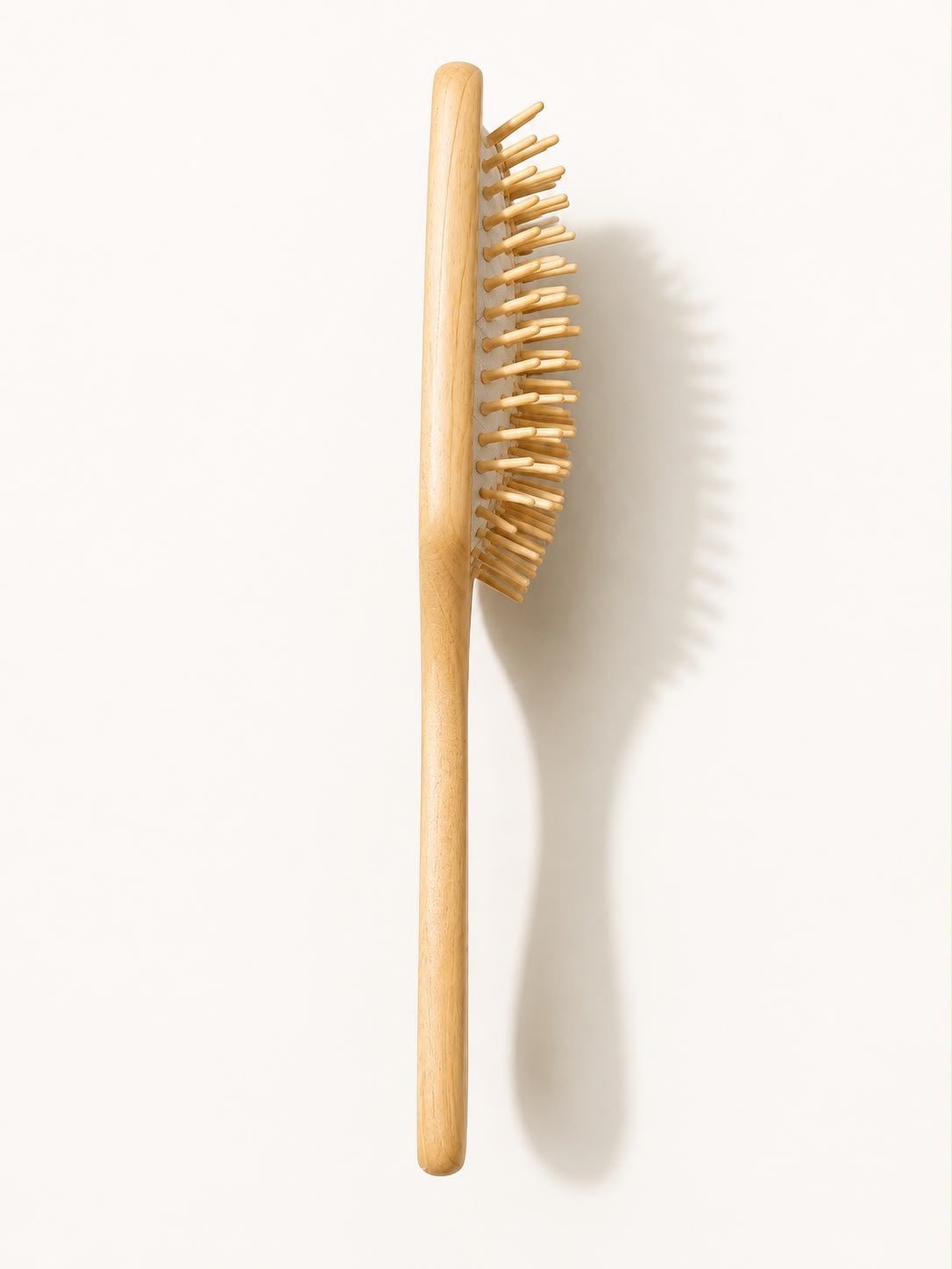 Premium Wooden Paddle Hair Brush | Anti-Static Bamboo Hair Brush for Men & Women Rewell