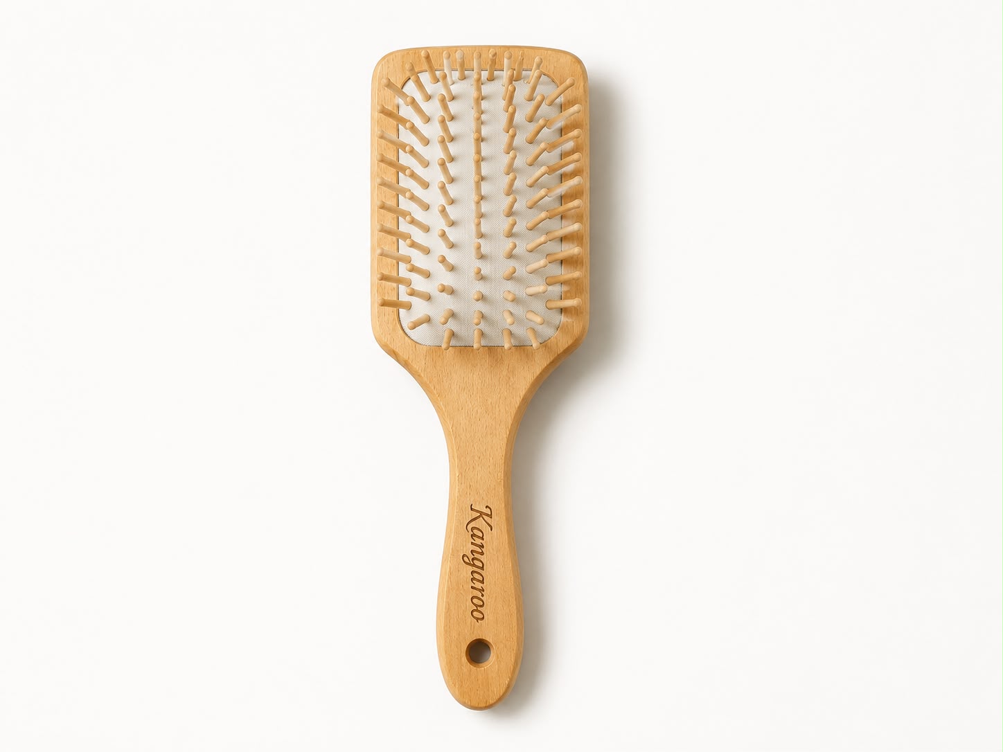 Premium Wooden Paddle Hair Brush | Anti-Static Bamboo Hair Brush for Men & Women Rewell