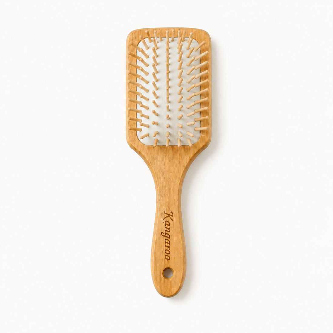 Premium Wooden Paddle Hair Brush | Anti-Static Bamboo Hair Brush for Men & Women Rewell